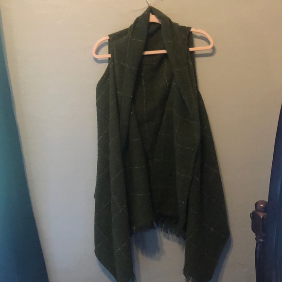 Express Jackets & Blazers - Express dark green wrap